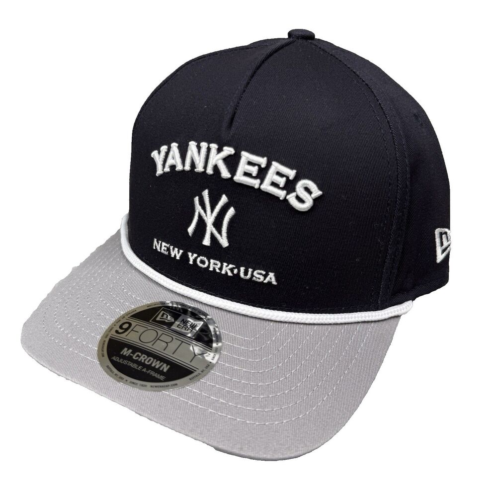 New York Yankees Hat‎ Cap New Era 9FORTY Snapback M-Crown A-Frame Baseball NWT